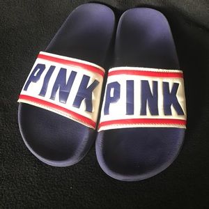 SOLD****Victoria secret pink slides